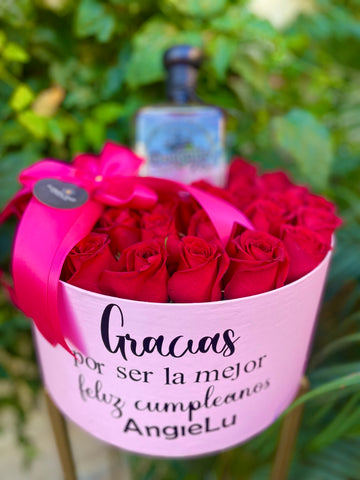 Agradecimiento y rosas